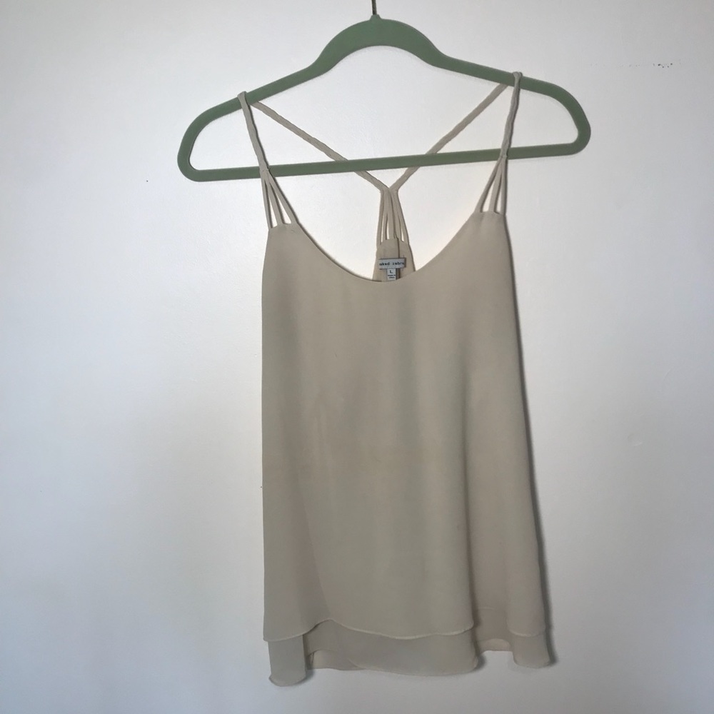 Off white top flowy top